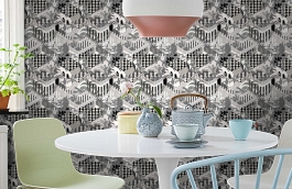 Обои 112/6024 фото в интерьере кухни превью