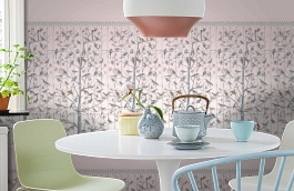 Обои 114-11022 фото в интерьере кухни превью