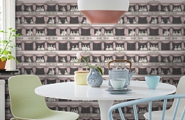 Обои 114-4008 фото в интерьере кухни превью