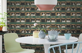 Обои 114-4009 фото в интерьере кухни превью