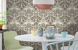 Обои 118-9020 фото в интерьере кухни превью