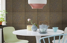 Обои 213003 фото в интерьере кухни превью