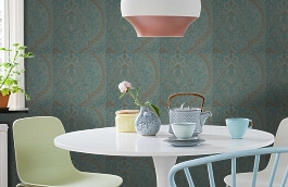 Обои 213023 фото в интерьере кухни превью