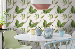 Обои DLR58421 фото в интерьере кухни превью