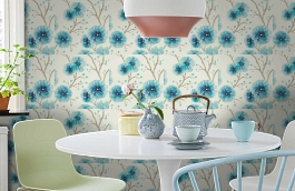 Обои 111081 фото в интерьере кухни превью