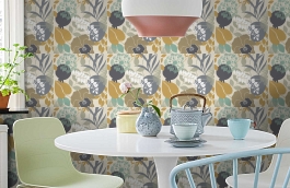 Обои 111490 фото в интерьере кухни превью