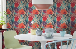 Обои 111491 фото в интерьере кухни превью