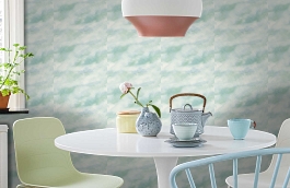 Обои AH41406 фото в интерьере кухни превью