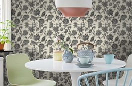 Обои AR31700 фото в интерьере кухни превью