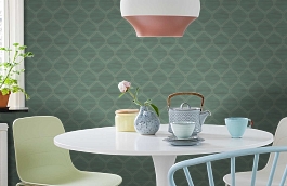 Обои DG11304 фото в интерьере кухни превью