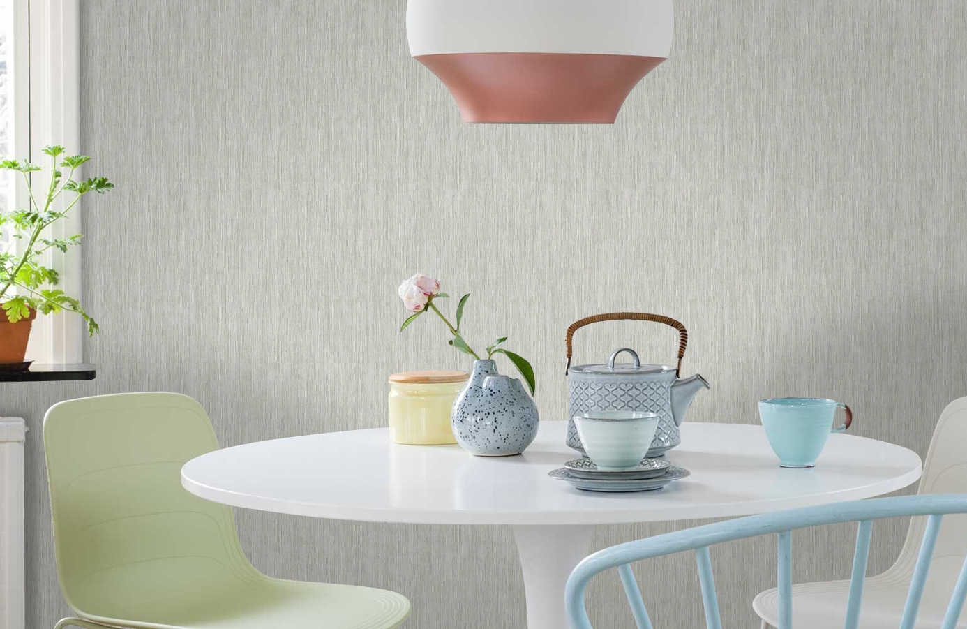 Обои EC52302 фото в интерьере кухни