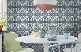 Обои SY42012 фото в интерьере кухни превью