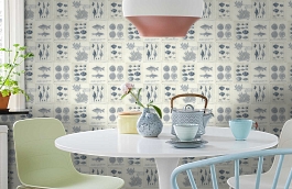 Обои TH50902 фото в интерьере кухни превью