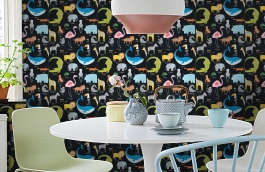 Обои 111288 фото в интерьере кухни превью