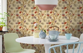 Обои 839-T-6036 фото в интерьере кухни превью