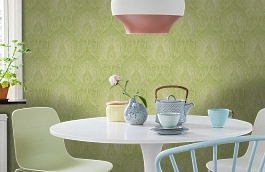 Обои 839-T-735 фото в интерьере кухни превью