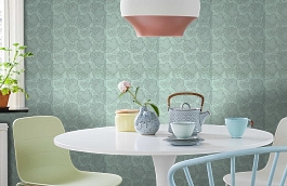 Обои 839-T-9247 фото в интерьере кухни превью