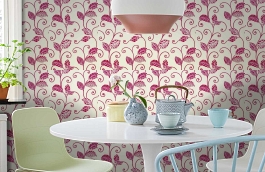 Обои 839-T-9268 фото в интерьере кухни превью