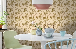 Обои 839-T-9270 фото в интерьере кухни превью