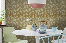 Обои 839-T-9281 фото в интерьере кухни превью