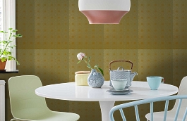 Обои 839-T-9296 фото в интерьере кухни превью