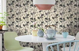 Обои 839-T-9299 фото в интерьере кухни превью