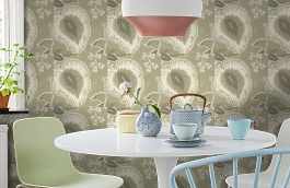 Обои AR00163 фото в интерьере кухни превью