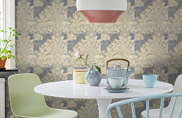 Обои AR00173 фото в интерьере кухни превью