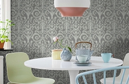 Обои AR00183 фото в интерьере кухни превью