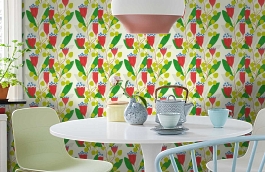 Обои DCFL211655 фото в интерьере кухни превью