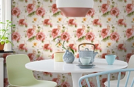 Обои FF50301 фото в интерьере кухни превью