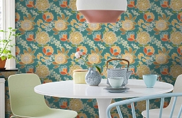 Обои T13009 фото в интерьере кухни превью