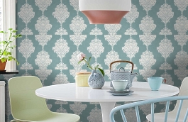 Обои T13015 фото в интерьере кухни превью