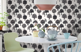 Обои T35112 фото в интерьере кухни превью