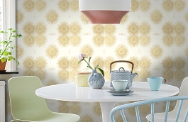 Обои T35143 фото в интерьере кухни превью