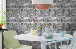 Обои T35172 фото в интерьере кухни превью