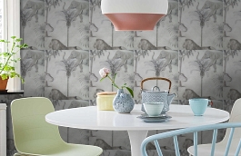 Обои W15.0022.W01 MAKAN W-01 фото в интерьере кухни превью