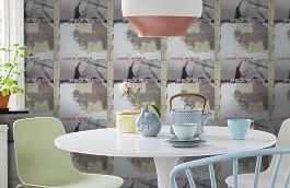 Обои W15.0024.W01 WAKA W-01 фото в интерьере кухни превью