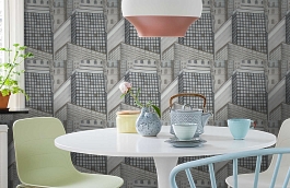 Обои W15.0029.W01 TRAVEL W-01 фото в интерьере кухни превью