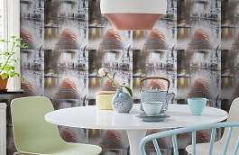 Обои W15.0031.W02 WORLD W-02 фото в интерьере кухни превью