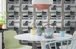 Обои W15.0035.W01 TRIUNFO W-01 фото в интерьере кухни превью