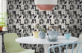 Обои W15 0054 W05 фото в интерьере кухни превью