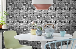 Обои W15 0058 W05 фото в интерьере кухни превью