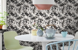 Обои W15 0062 W05 фото в интерьере кухни превью