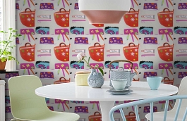 Обои W16.0009.W11 DARLING W-11 фото в интерьере кухни превью