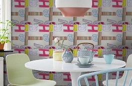 Обои W16.0017.W01 MARUSELA W-0 фото в интерьере кухни превью