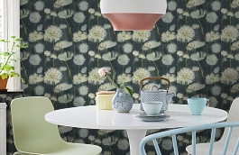 Обои W55 0005 W05 фото в интерьере кухни превью