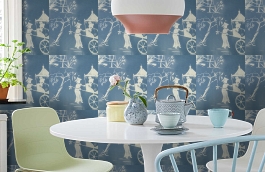 Обои W75.0002.A30 IZA W-30 фото в интерьере кухни превью