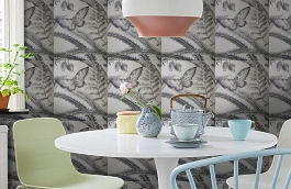 Обои W75.0003.A04 JUNGLE.39468 фото в интерьере кухни превью