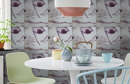 Обои W75.0003.A08 JUNGLE.39468 фото в интерьере кухни превью